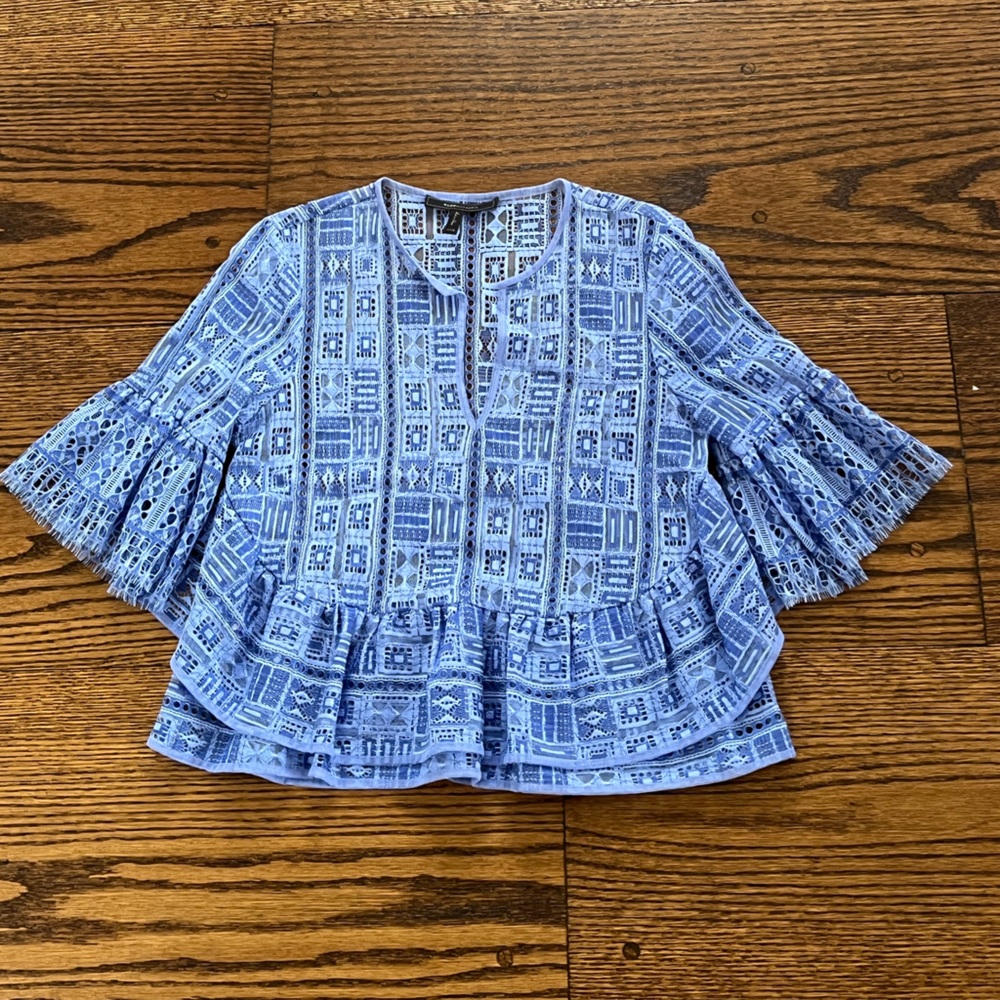 BCBG Eyelet Top